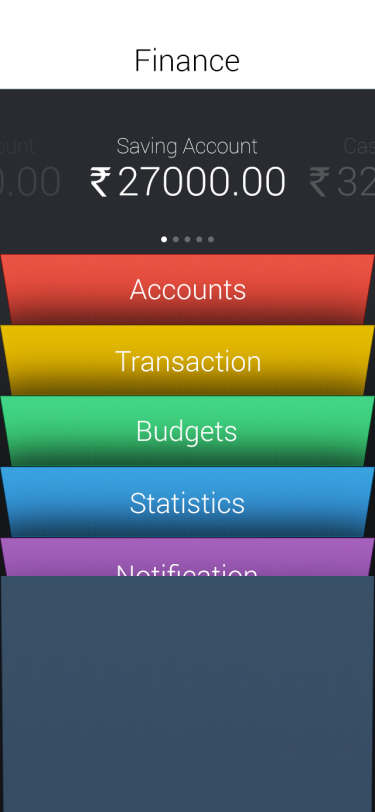 finance tracking mobile application